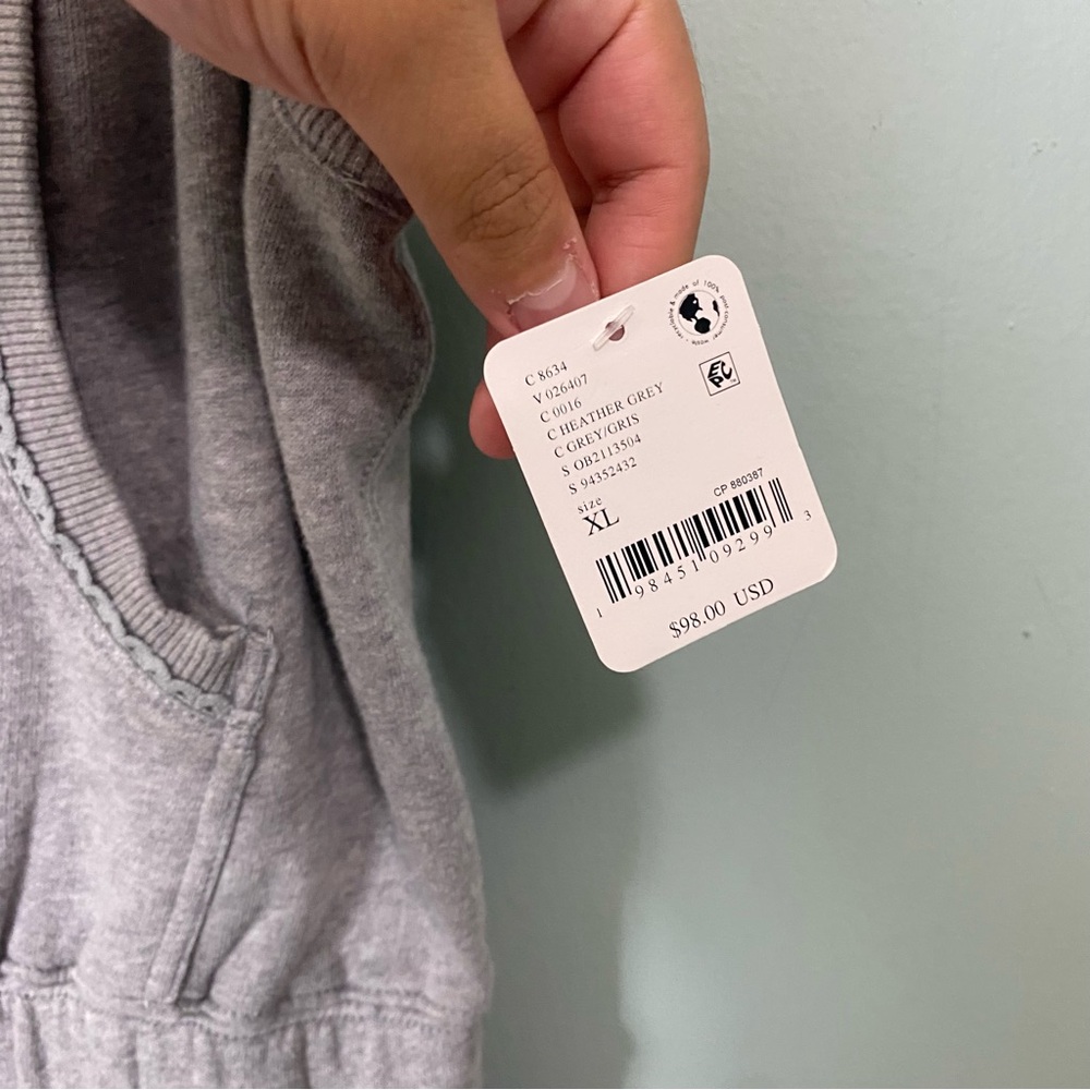 Free People Movement Set Go Onesie Jumpsuit Sweatshirt Hoodie XL‎ Gray - Picture 3 of 5